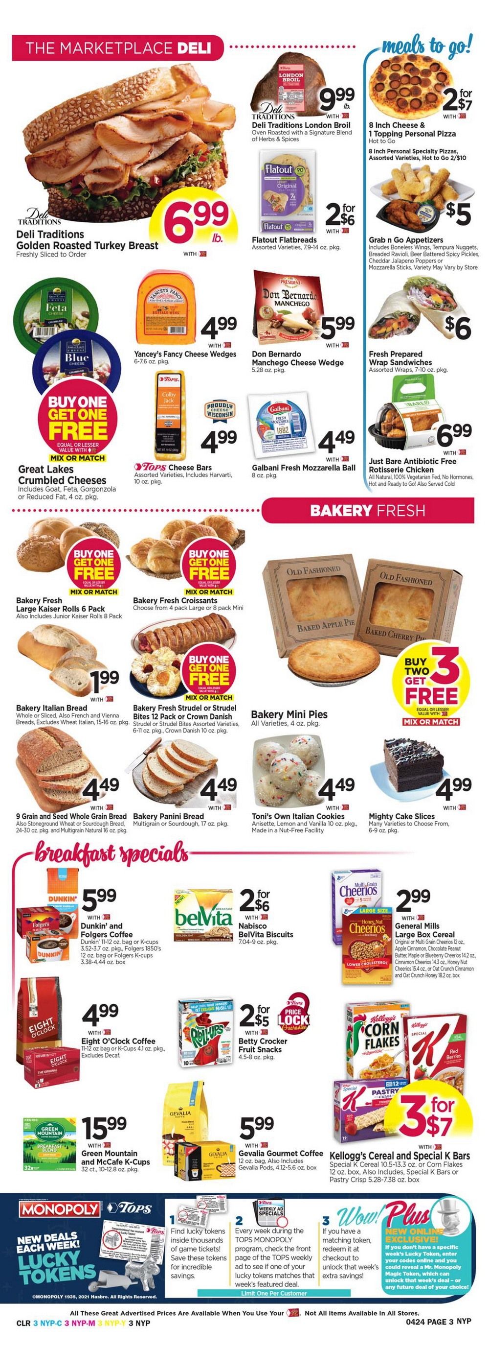 Tops Weekly Ad Apr 18 Apr 24, 2021