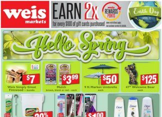 Weis Markets Monthly Ad Apr 08 – May 06, 2021