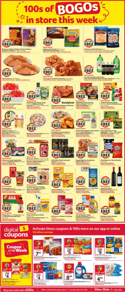 Winn-Dixie Weekly Ad Apr 14 – Apr 20, 2021