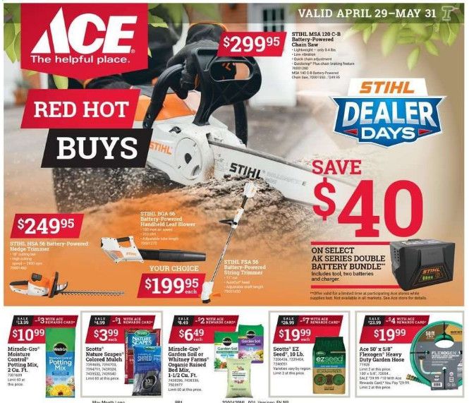 ACE Hardware Monthly Ad Apr 29 May 31, 2021