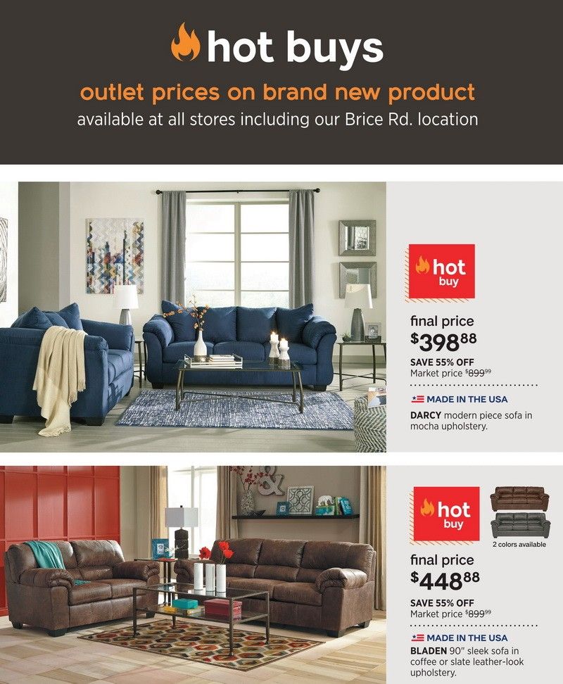 Ashley Furniture HomeStore Memorial Day Flyer Sale