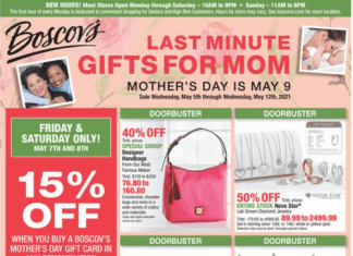 Boscov’s Weekly Ad May 05 – May 12, 2021