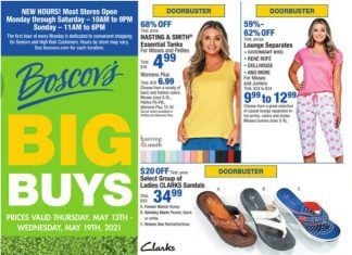 Boscov’s Weekly Ad May 13 – May 19, 2021