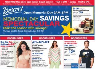 Boscov’s Weekly Ad May 27 – Jun 02, 2021