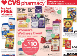 CVS Weekly Ad May 16 – May 22, 2021