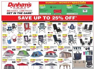 Dunham’s Sports Weekly Ad May 15 – May 20, 2021