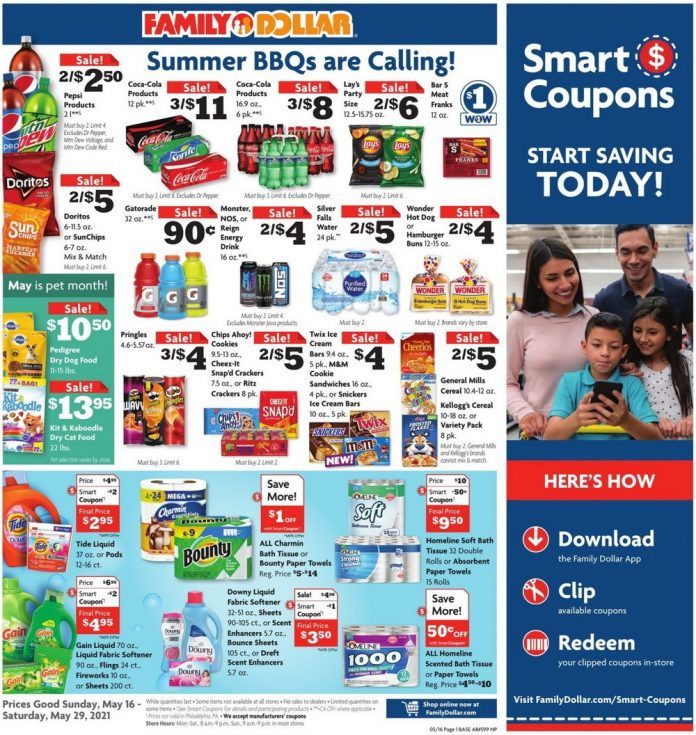 Family Dollar Weekly Ad May 16 May 29, 2021