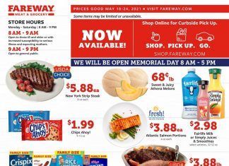 Fareway Weekly Ad May 18 – May 24, 2021