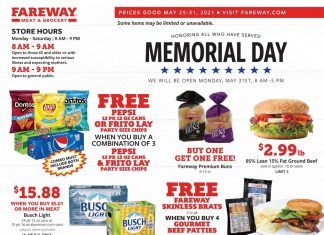 Fareway Weekly Ad May 25 – May 31, 2021