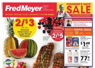 Fred Meyer Founder’s Day Ad May 12 – May 18, 2021