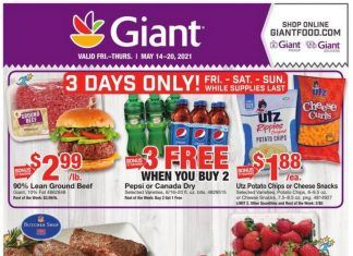 Giant Food Weekly Ad May 14 – May 20, 2021