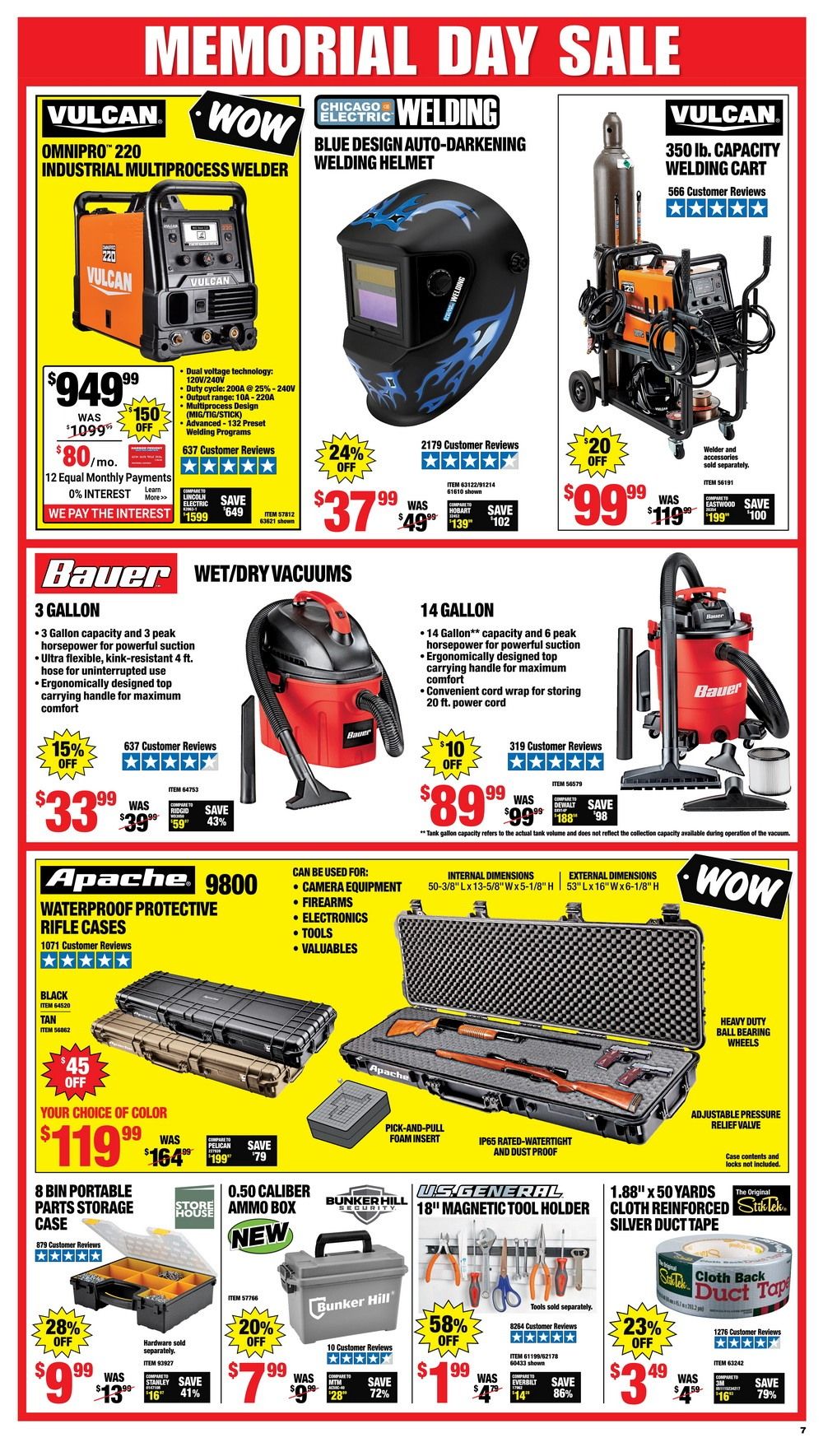 Harbor Freight Memorial Day Sale May 24 May 31, 2021