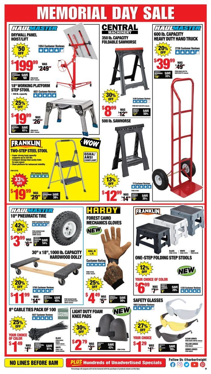 Harbor Freight Memorial Day 2024 Lok Korry Faustina