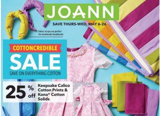 Jo-Ann Weekly Ad May 06– May 26, 2021