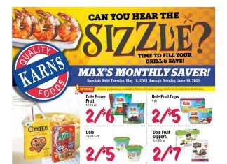 Karns Quality Foods Monthly Ad May 18 – June 14, 2021