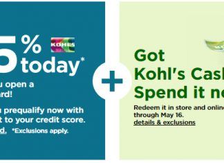 Kohl’s Coupons Sale Until May 09, 2021