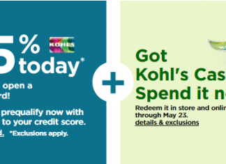 Kohl’s Coupons Sale Until May 23, 2021