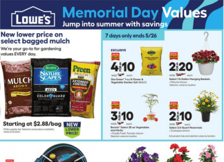 Lowe’s Weekly Ad May 20 – Jun 02, 2021