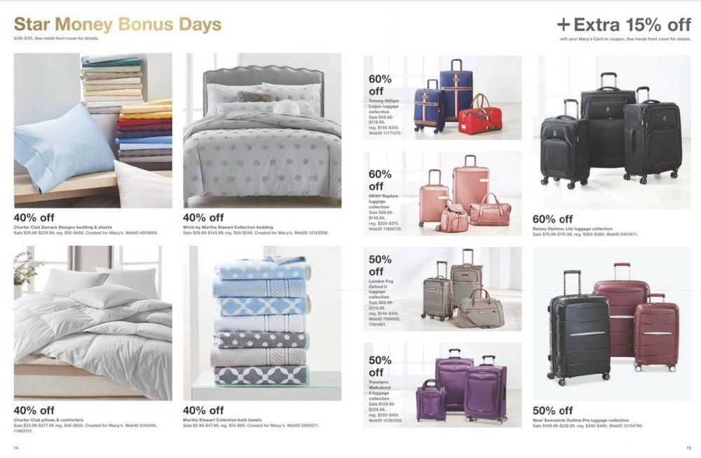 Macy's Memorial Day Sale Book May 26 May 31, 2021