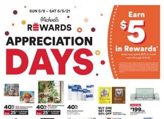 Michaels Weekly Ad May 09 – May 15, 2021