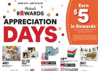 Michaels Weekly Ad May 16 – May 22, 2021