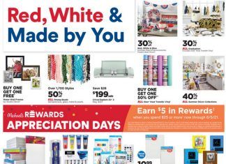 Michaels Weekly Ad May 23 – May 29, 2021