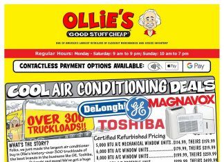 Ollie’s Weekly Ad May 20 – May 26, 2021