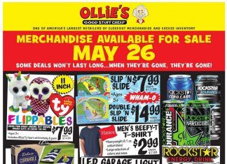 Ollie’s Weekly Ad May 26 – June 02, 2021