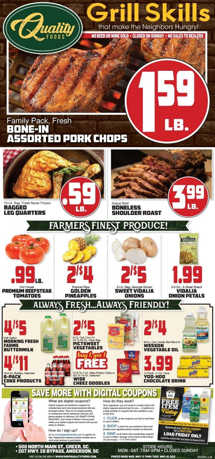 Quality Foods Weekly Ad May 12 May 18, 2021
