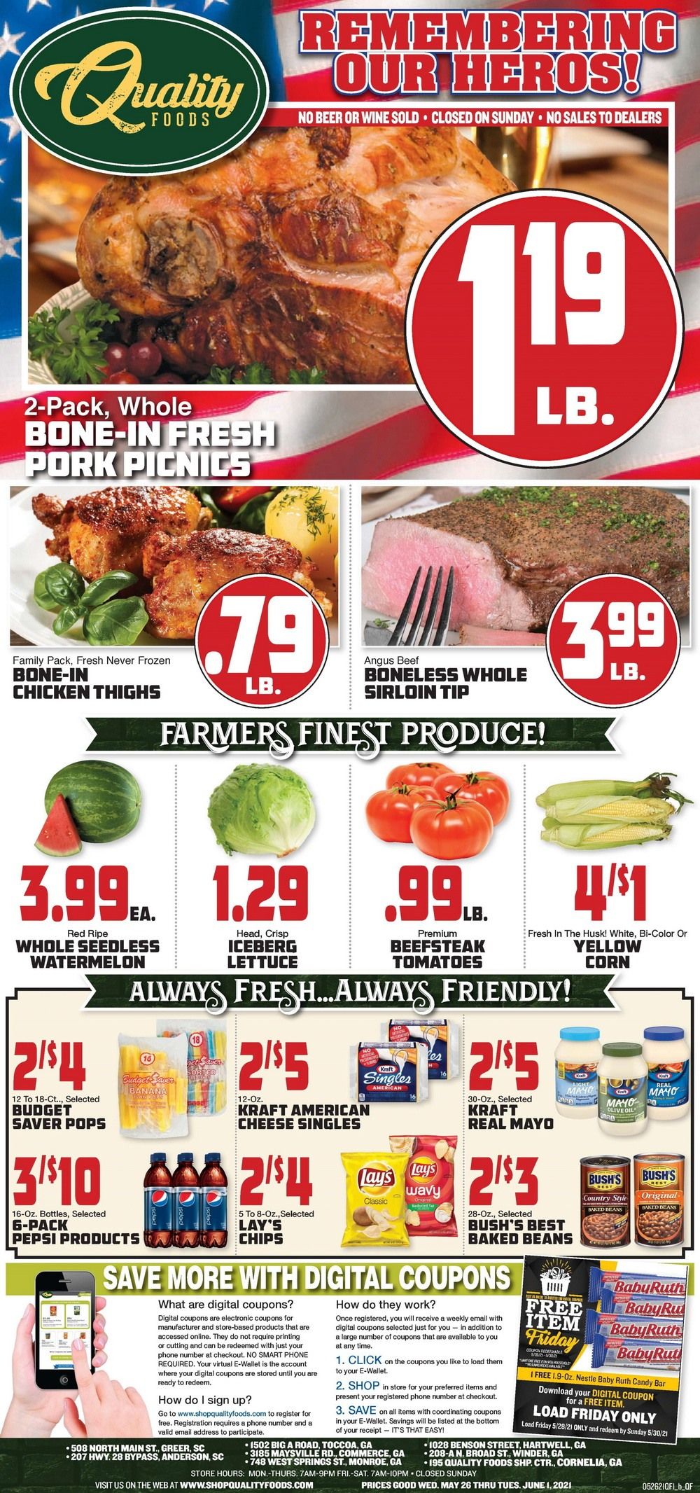 Quality Foods Weekly Ad May 26 June 01, 2021