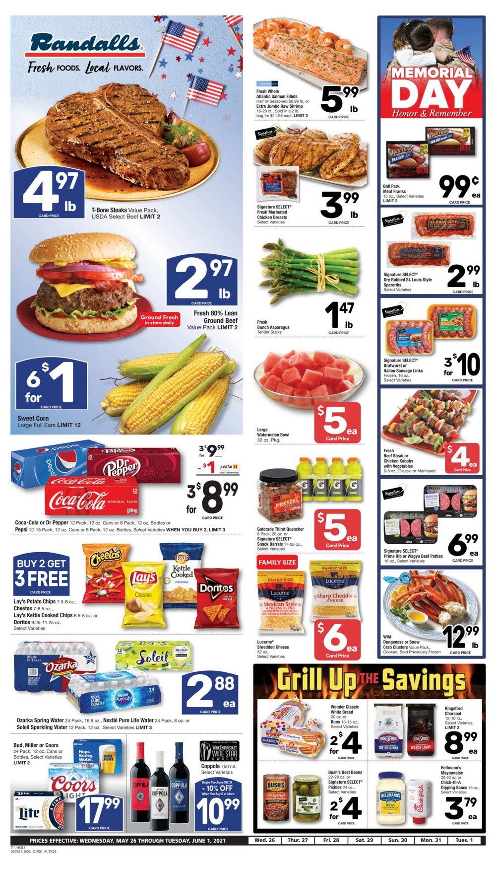 Randalls Weekly Ad May 26 June 01, 2021