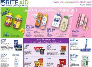 Rite Aid Weekly Ad May 16 – May 22, 2021
