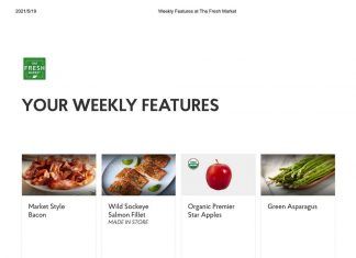 The Fresh Market Weekly Ad May 19 – May 25, 2021