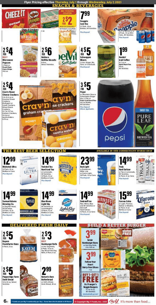 Big Y Weekly Ad Jul 01 Jul 07, 2021
