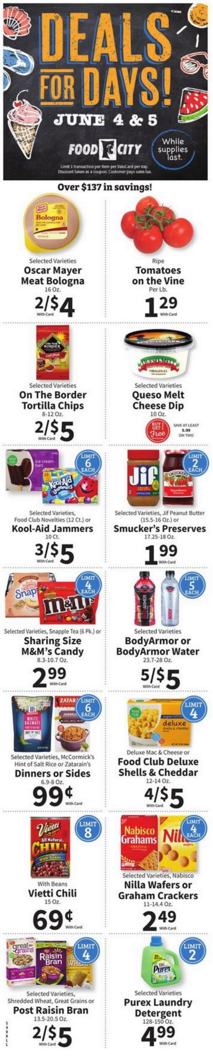 Food City Weekly Ad Jun 02 – Jun 08, 2021
