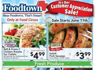 Foodtown Weekly Ad June 11 – June 17, 2021