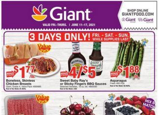 Giant Food Weekly Ad Jun 11 – Jun 17, 2021