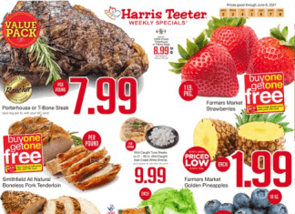 Harris Teeter Weekly Ad Jun 02 – Jun 08, 2021