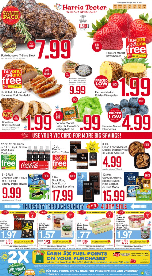 Harris Teeter Weekly Ad Jun 02 – Jun 08, 2021