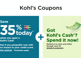 Kohl’s Coupons Sale Until Jun 20, 2021