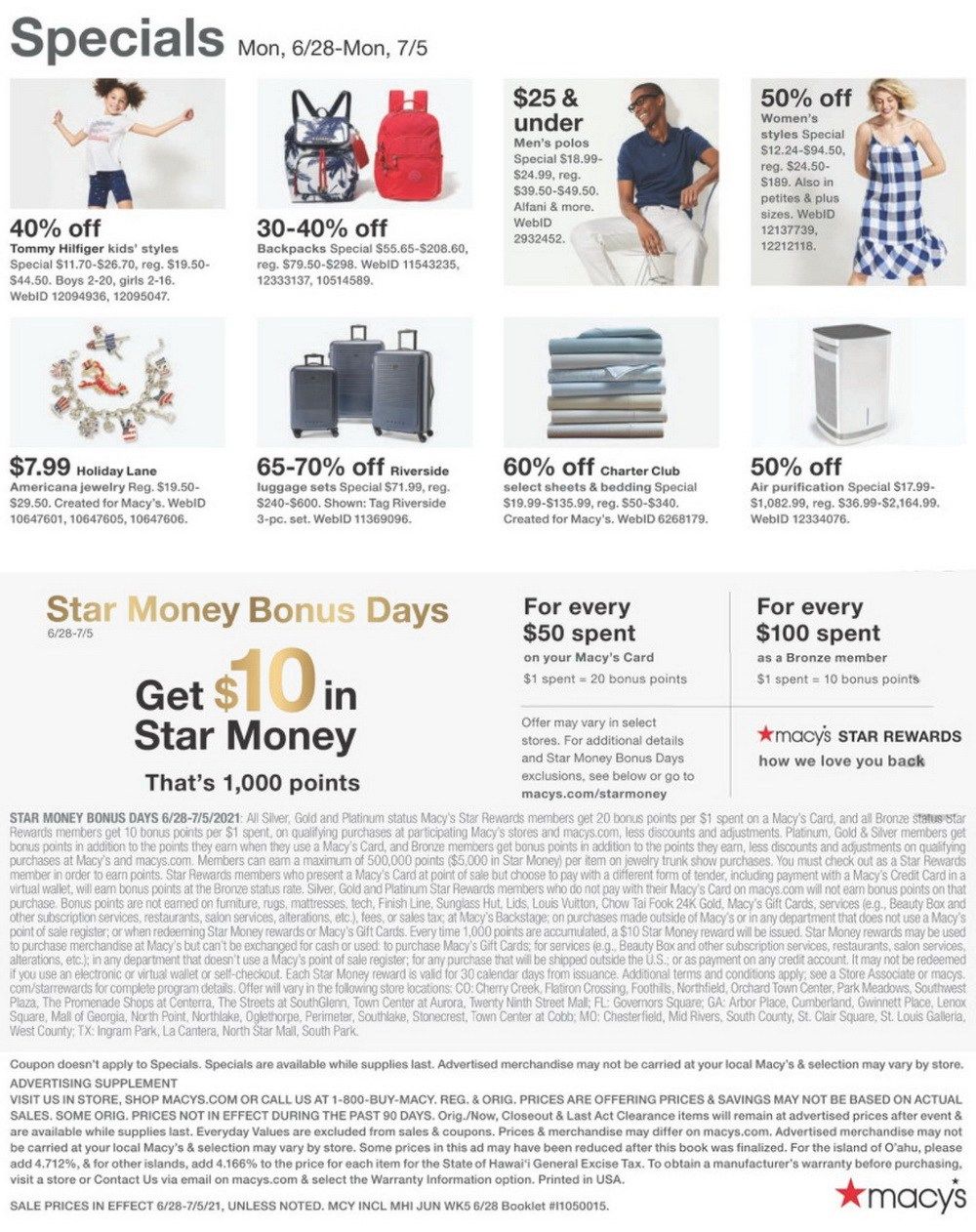 Macy's Weekly Ad Jun 27 Jul 05, 2021