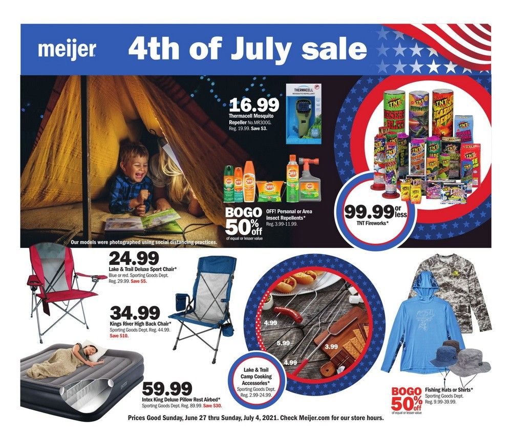 Meijer Fourth of July Sale Ad June 27 July 03, 2021
