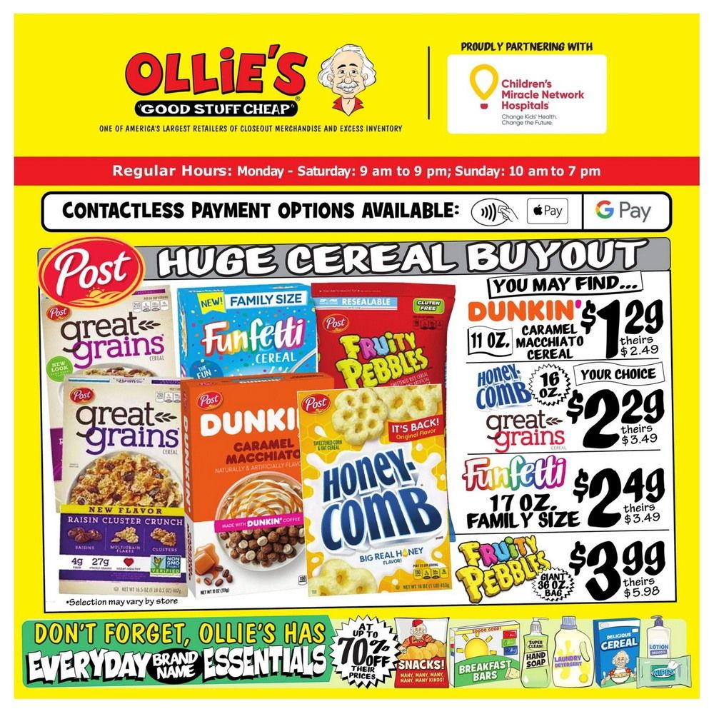 Ollie's Weekly Ad June 24 June 26, 2021
