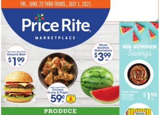 Price Rite Weekly Ad June 25 – July 01, 2021