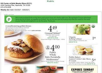 Publix Weekly Ad Jun 02 – Jun 08, 2021