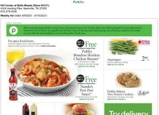 Publix Weekly Ad Jun 09 – Jun 15, 2021