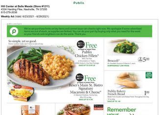 Publix Weekly Ad Jun 23 – Jun 29, 2021