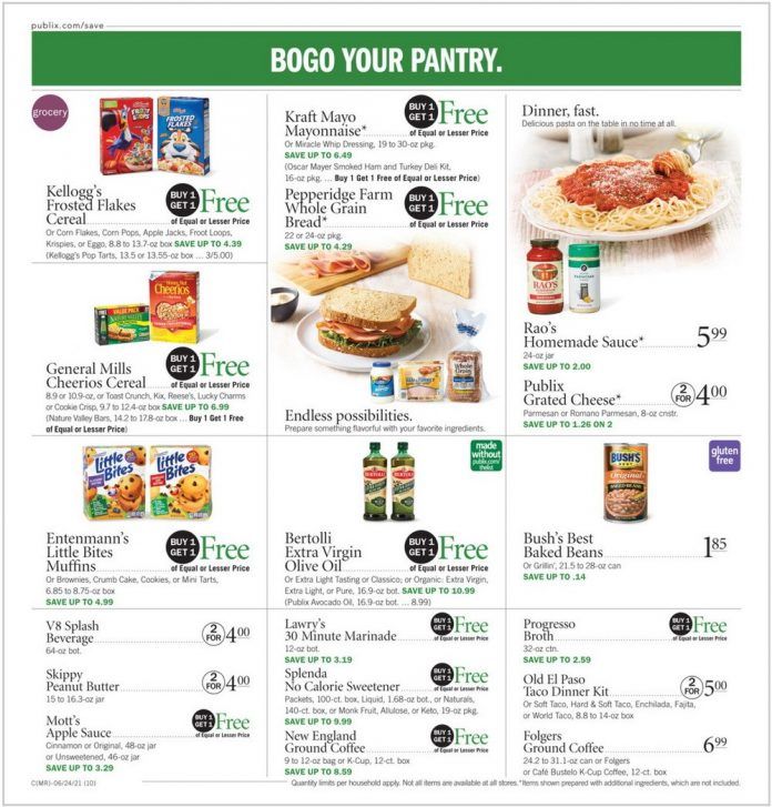 Publix Weekly Ad Jun 23 Jun 29, 2021