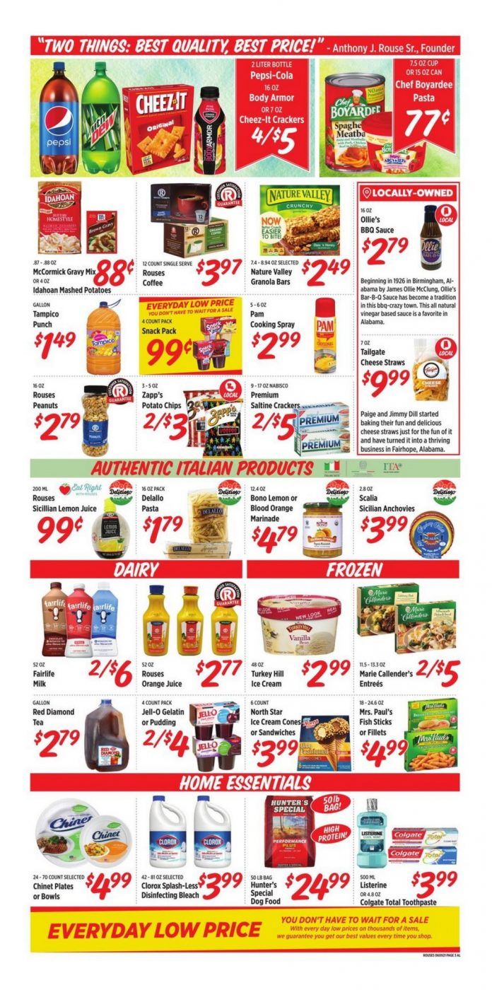 Rouses Weekly Ad June 09 June 16, 2021
