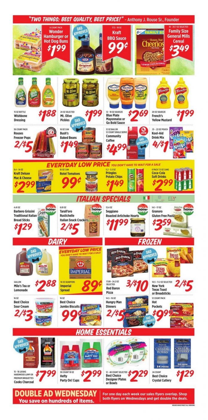 Rouses Weekly Ad June 16 June 23, 2021